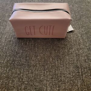 Rae Dunn Pink Cosmetic Bag - Get Cute